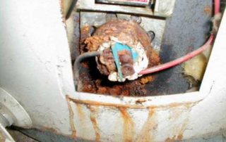 corroded electrical connections